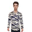 Print Blue Shirt : Ditto