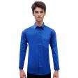 Plain Dark Blue Shirt : Business