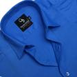 Plain Dark Blue Shirt : Business