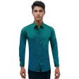 Plain Dark Green Shirt : Business
