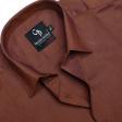 Plain Brown Shirt : Business