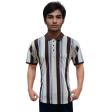 Stripes Brown T-shirt : Regular