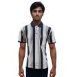 Stripes Burgandy T-shirt : Regular