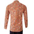 Print Rust Shirt : Party