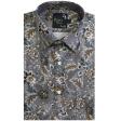 Print Gray Shirt : Party