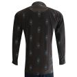 Print Blue Shirt : Party