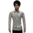 Print Rust Shirt : Party