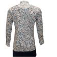 Print Rust Shirt : Party