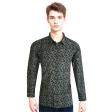 Print Blue Shirt : Party