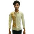Print Brown Shirt : Party