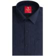 Print Navy Blue Shirt : Party