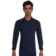 Print Navy Blue Shirt : Party