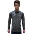 Print Gray Shirt : Party