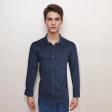 Self Design Navy Blue Shirt : Ditto