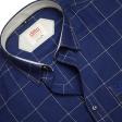 Checks Navy Blue Shirt : Ditto