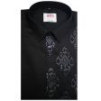 Embroidered Black Shirt : Ditto