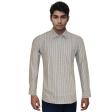 Stripes Gray Shirt : Business