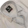 Stripes Gray Shirt : Business