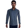 Stripes Blue Shirt : Business