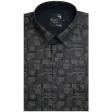 Print Brown Shirt : Party
