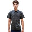 Print Brown Shirt : Party