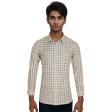 Checks Brown Shirt : Business