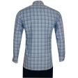 Checks Blue Shirt : Business