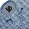 Checks Blue Shirt : Business
