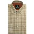 Checks Brown Shirt : Business