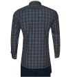 Checks Dark Gray Shirt : Business