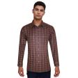 Checks Brown Shirt : Business