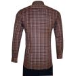 Checks Brown Shirt : Business