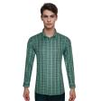 Checks Green Shirt : Business