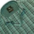 Checks Green Shirt : Business