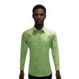 Plain Light Green Shirt : Business