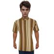 Stripes Khakhi T-shirt : Regular