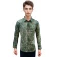 Print Brown Shirt : Party