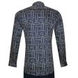 Print Dark Gray Shirt : Slim