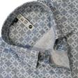 Print Light Gray Shirt : Slim