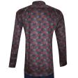 Print Maroon Shirt : Slim