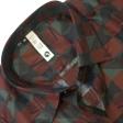 Print Maroon Shirt : Slim