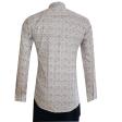 Print White Shirt : Slim