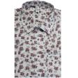 Print Brown Shirt : Slim