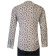 Print Brown Shirt : Slim