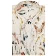 Print Cream Shirt : Slim