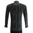 Print Black Shirt : Slim