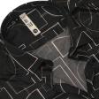 Print Black Shirt : Slim