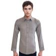 Self Design Dark Gray Shirt : Slim