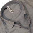 Self Design Dark Gray Shirt : Slim