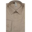 Self Design Fawn Shirt : Slim